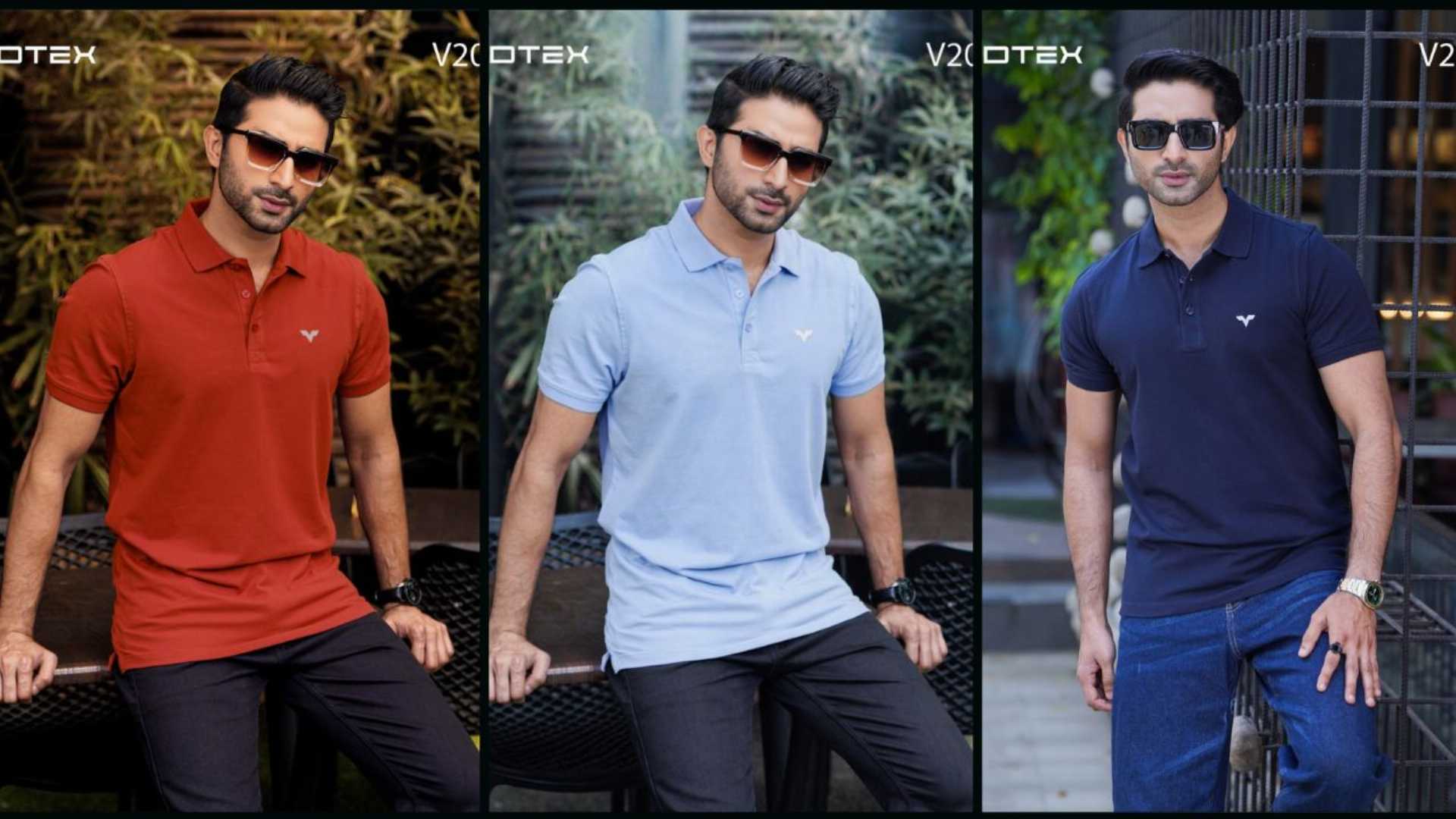 Vivaz Polo Combo, 3 Pcs Polo Shirt BD, Red Orange Sky Blue Navy Blue Shirt, Cotton Polo Bangladesh, Premium Lacoste Combo, Stylish Mens Polo, Casual Fashion Shirt