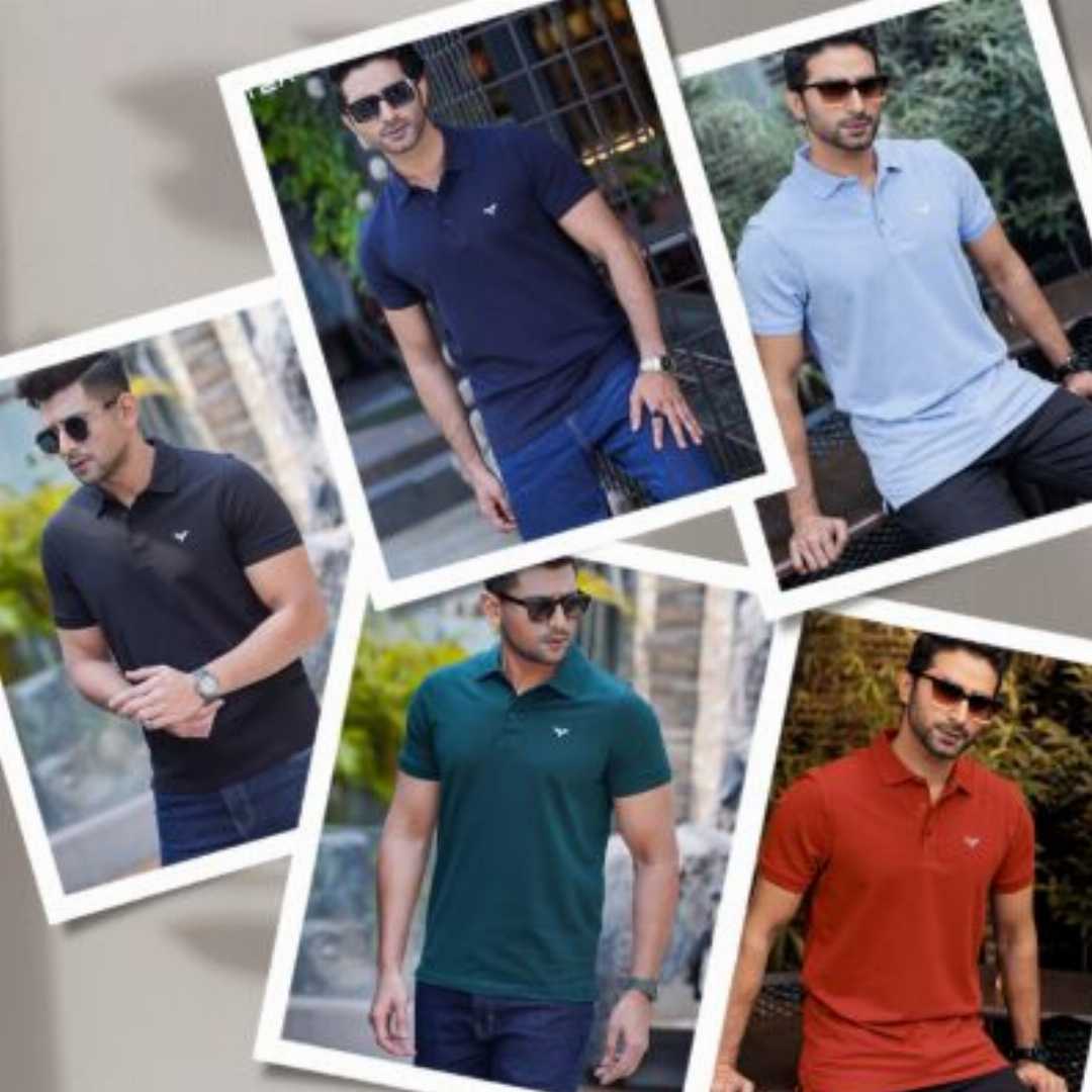 Vivaz Polo Combo, 5 Pcs Polo Shirt BD, Red Orange Sky Blue Navy Blue Moss Green Black Shirt, Cotton Polo Bangladesh, Premium Lacoste Combo, Stylish Mens Polo, Casual Fashion Shirt